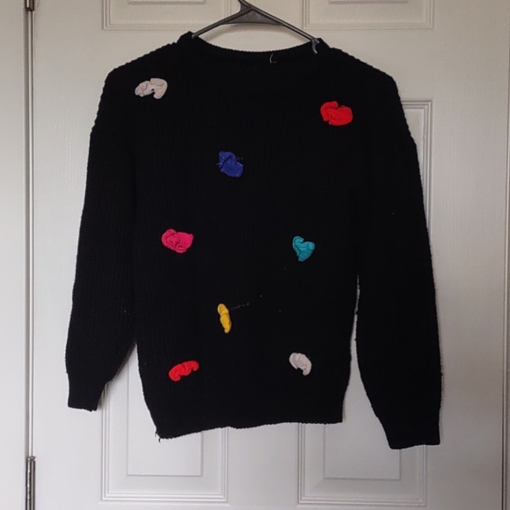 Thick Knit Sweater Bows